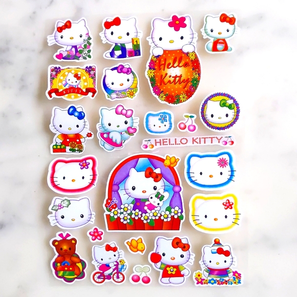 Hello Kitty stickers and note book. - Picture 3 of 4